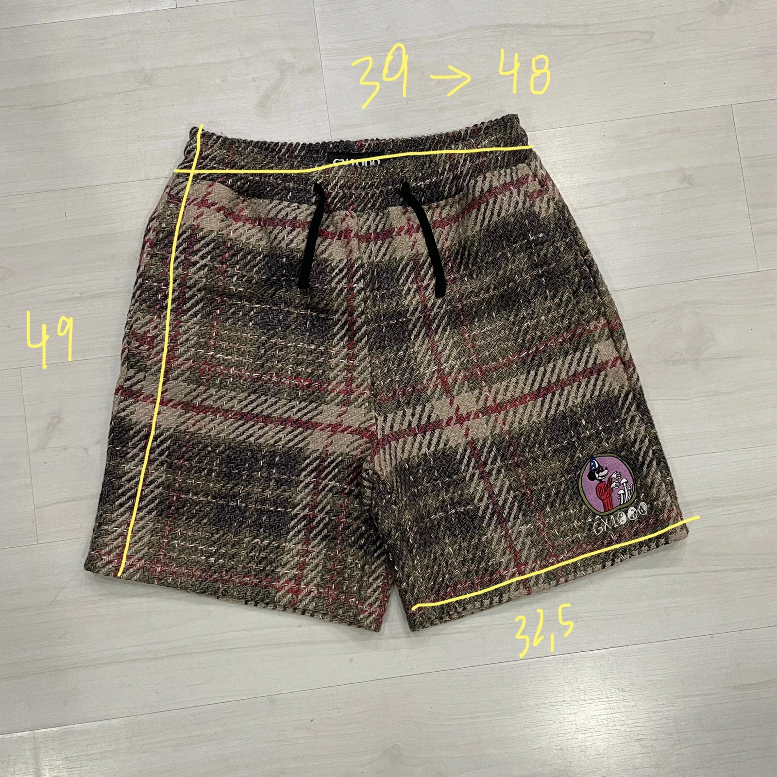 Calça curta GX1000 - Sweat Short (Earth Jerga) – photo 11